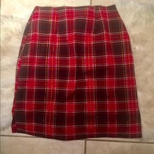 Plaid Cherry 🍒 Skirt